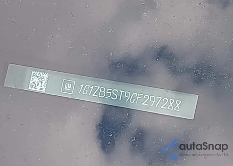 2016 Chevrolet Malibu Ls z USA, uszkodzony, nr VIN 1G1ZB5ST9GF297288